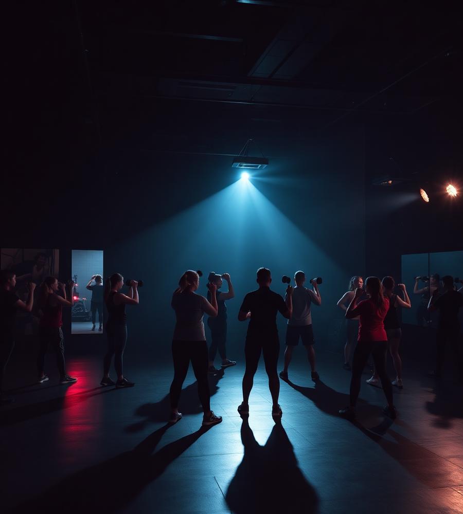 Group fitness class